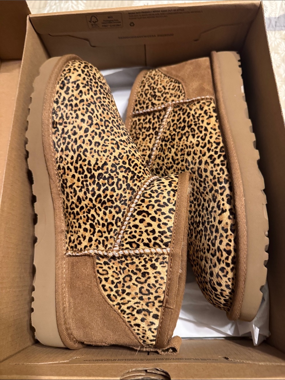 UGG Ultra Mini Speckles Bootie NIB